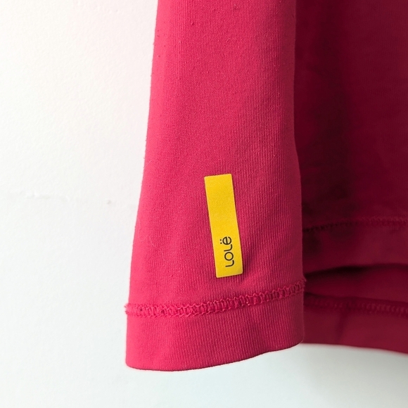 Lolë Pink Racerback Tank Top With Integrated Bra In Size Medium - Picture 8 of 13